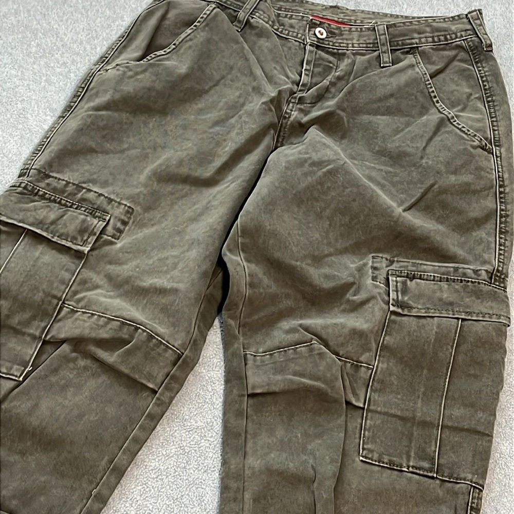 Sundance Cargo Crop Pants Womens Size 10 Boho Utility Outdoor Gorpcore Grunge - Picture 8 of 9